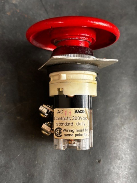 BACO AC11 EMERGENCY STOP PUSHBUTTON ($16 OBO)