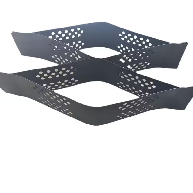 6.5 Ft. X 16.5 Ft. X 6 In. Black Plastic Geocell Used in Gardens, Paving, Landsc