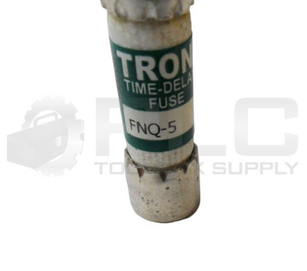 NEW BOX OF 8 BUSSMANN FNQ-5 TIME DELAY FUSE 5A 500VAC *READ*