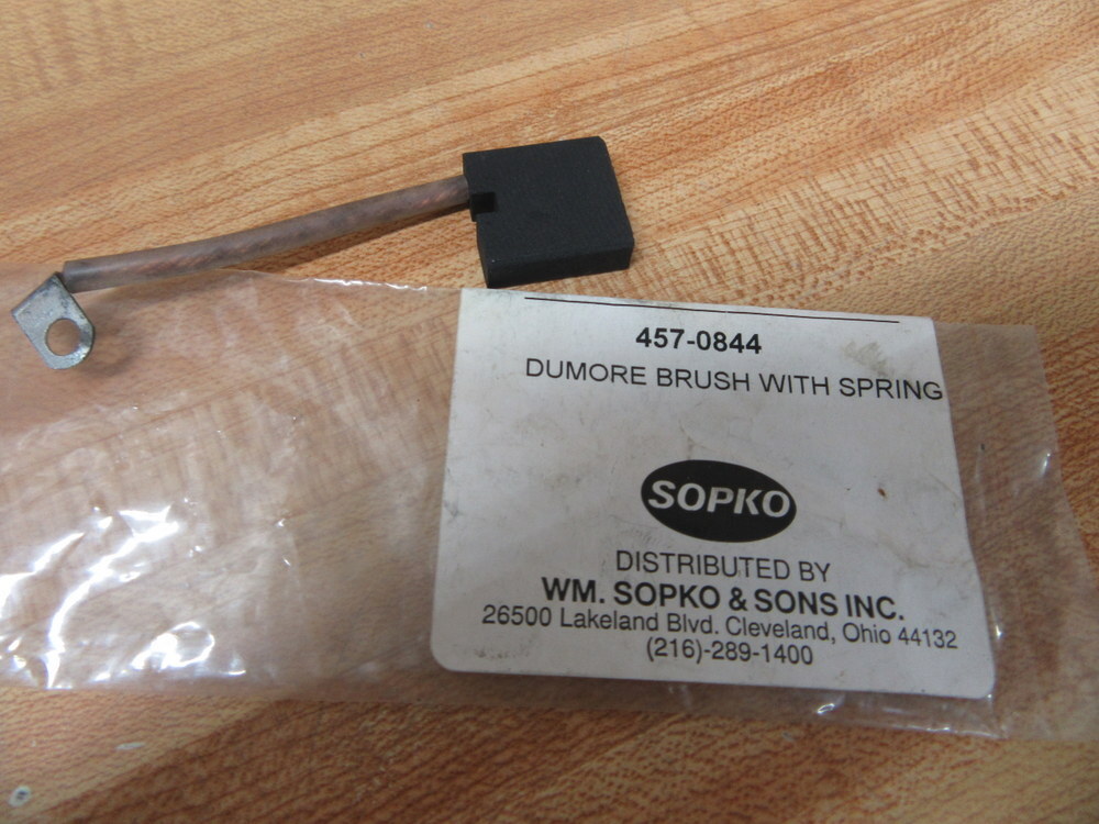 Sopko 457-0844 Dumore Brush W/Spring 4570844 (Pack of 7)