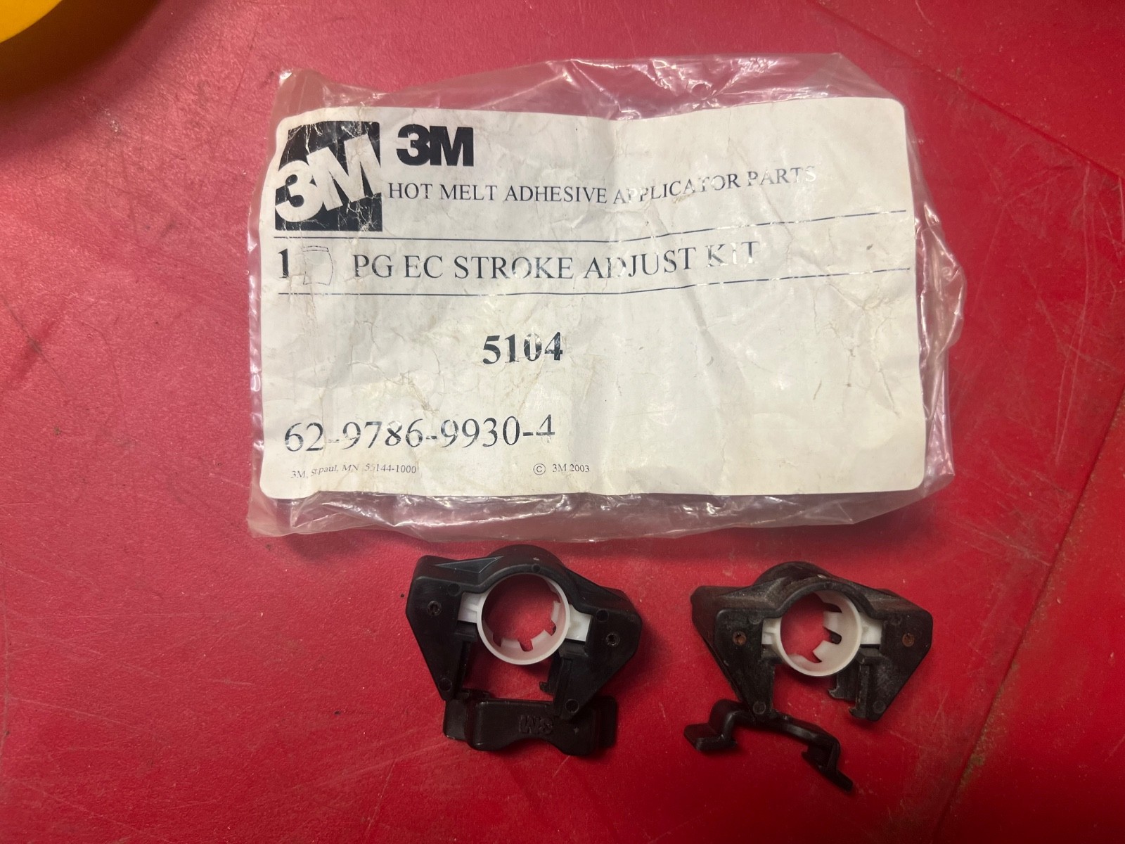 (2pc) 3M 9786 Stroke Adjuster Kit w/ End Clip for Polygun EC Glue Gun