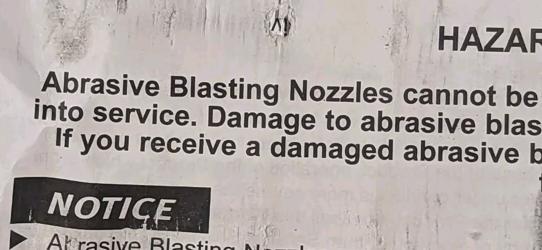Marco Abrasive Blasting Nozzle 10BDT04553R Brand New/Free Shipping!!