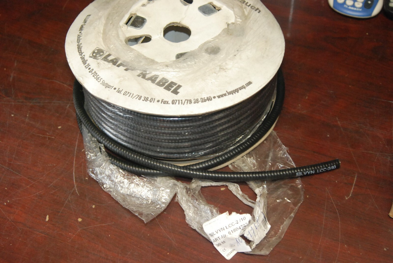 Silvyn Lapp-Kabel LCC2/10, 61804702, 30 Meters, 6.8mm Metal Conduit New in Roll