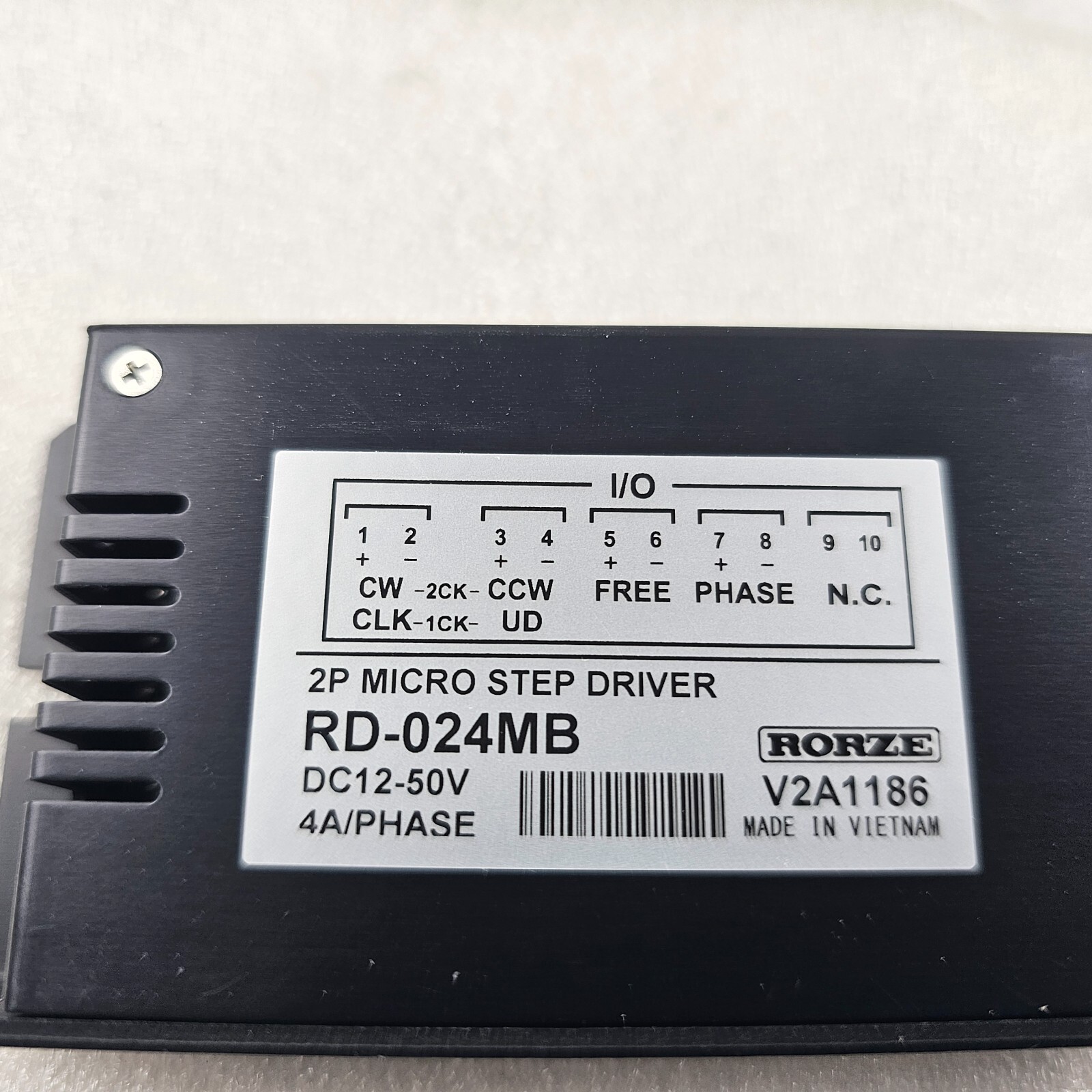 RORZE CORPORATION DRIVERS 2P MICRO STEP DRIVER RD-024MB