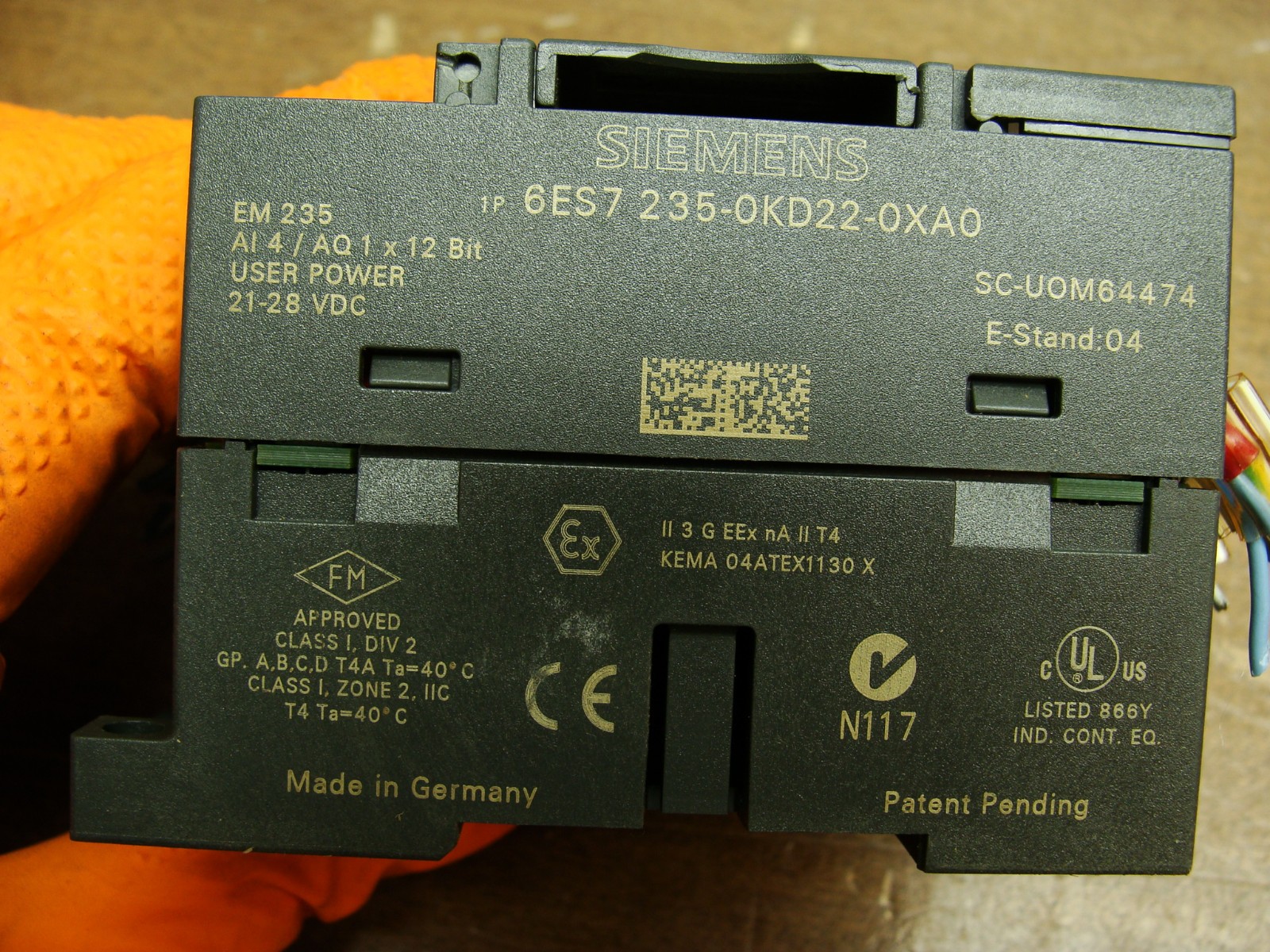SIEMENS SIMATIC S7-200 EM 235 ANALOG I/O EXPANSION MODULE 6ES7 235-0KD22-0XA0