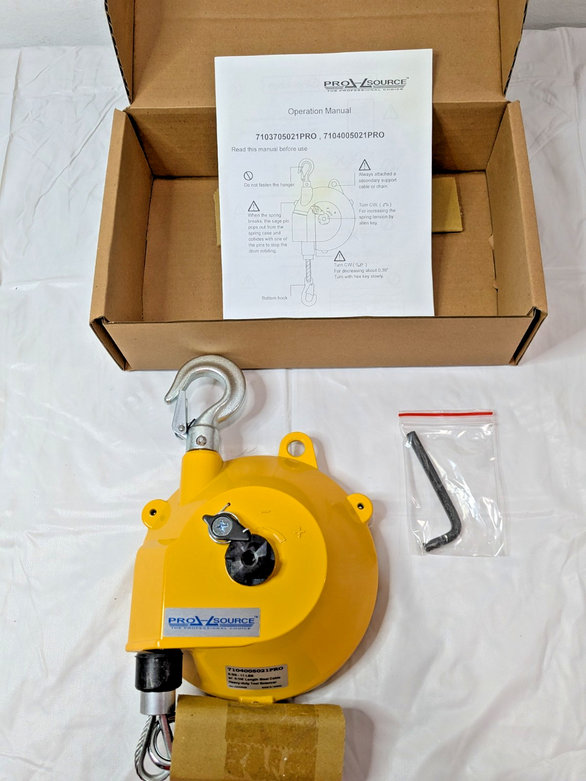 PRO-SOURCE Heavy Duty Tool Balancer Steel 6-3/5″ – 11 Lbs 7104005021PRO