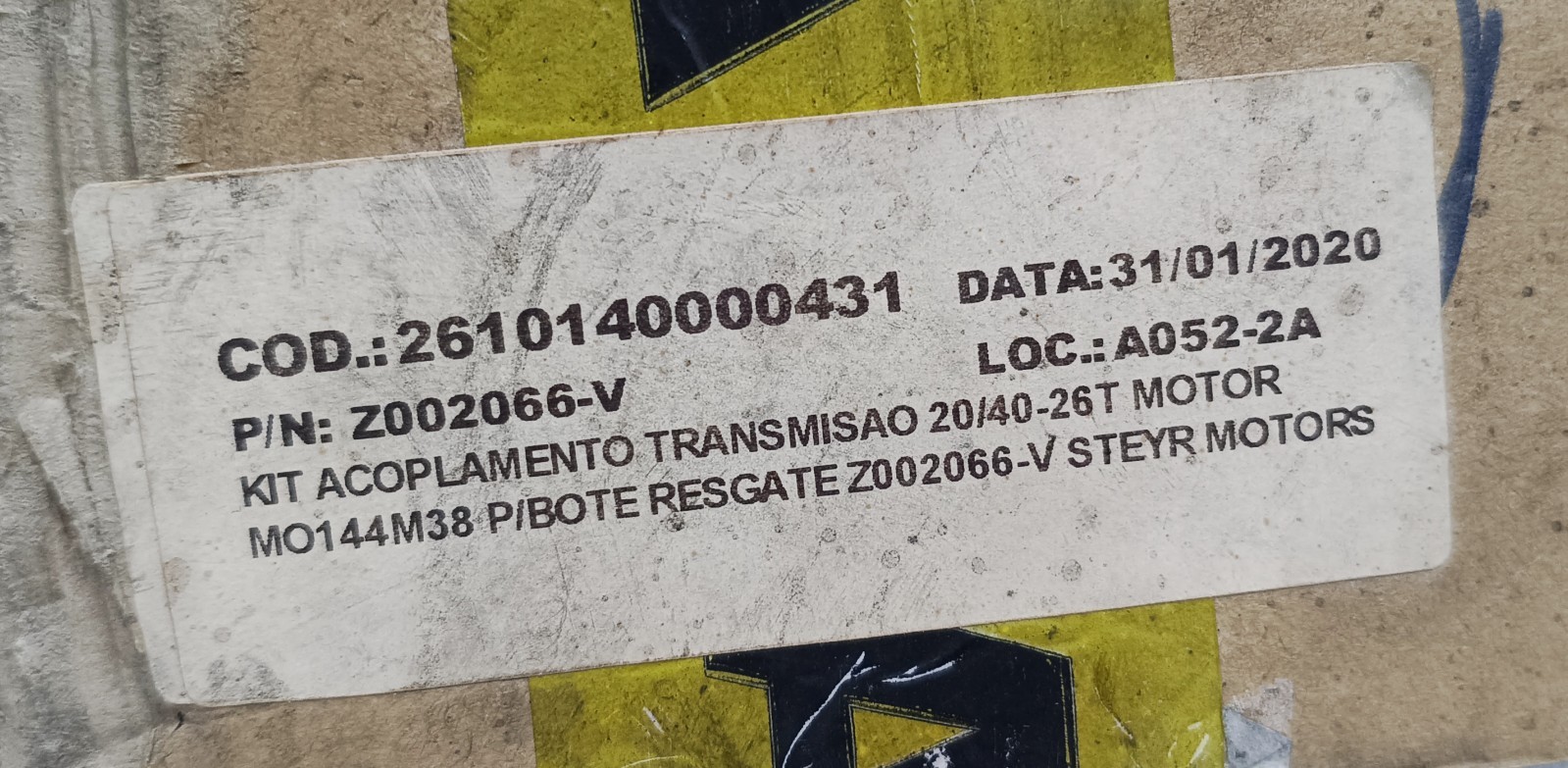 STEYR MOTORS Z002066-V Marine Transmission Coupling Kit 26T 20/40 New Surplus