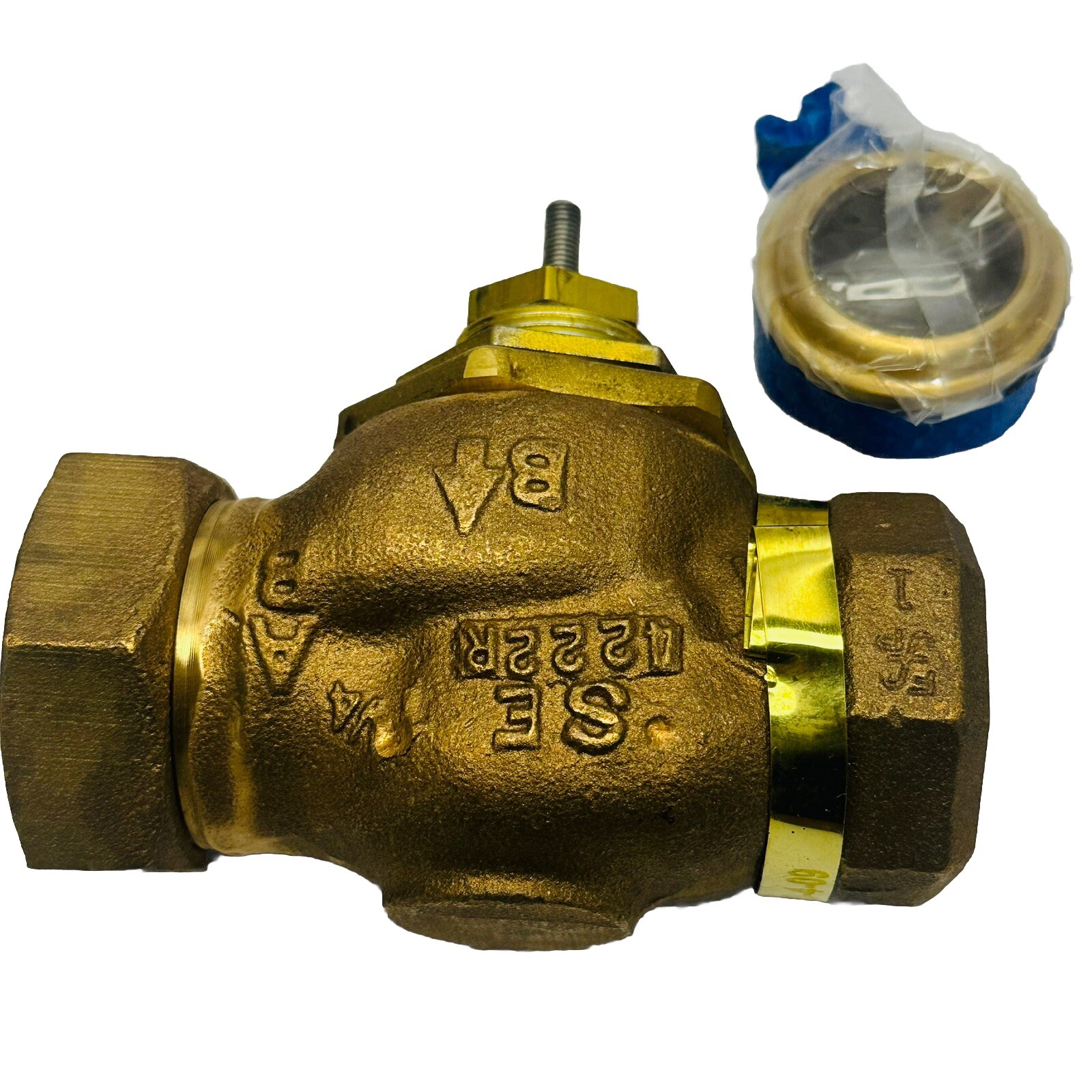 SCHNEIDER VALVE BODY BRASS TRIM DISC UNION END 1-1/4″ VB-7211-0-4-09