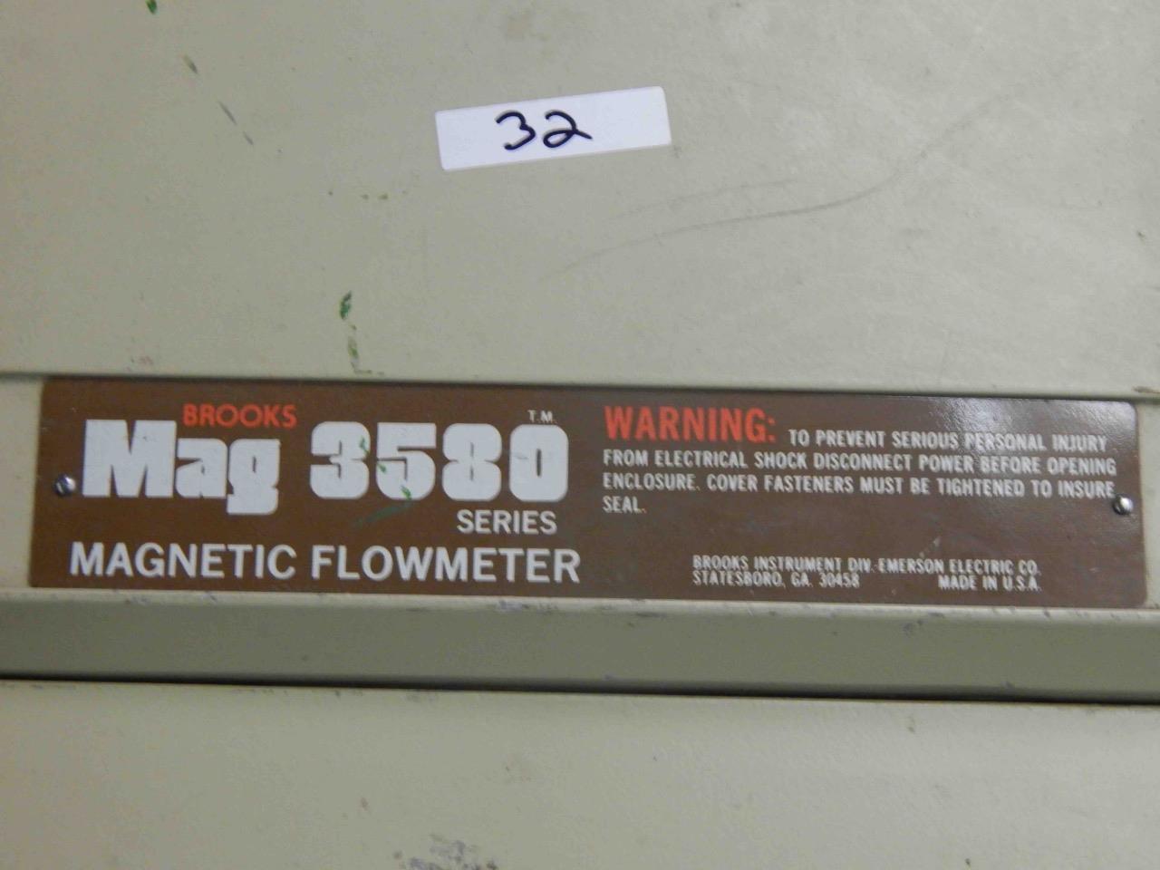 #32 Brooks 3583C2B1D1 MAG 3580 Series Magnetic Flowmeter ​115Vac