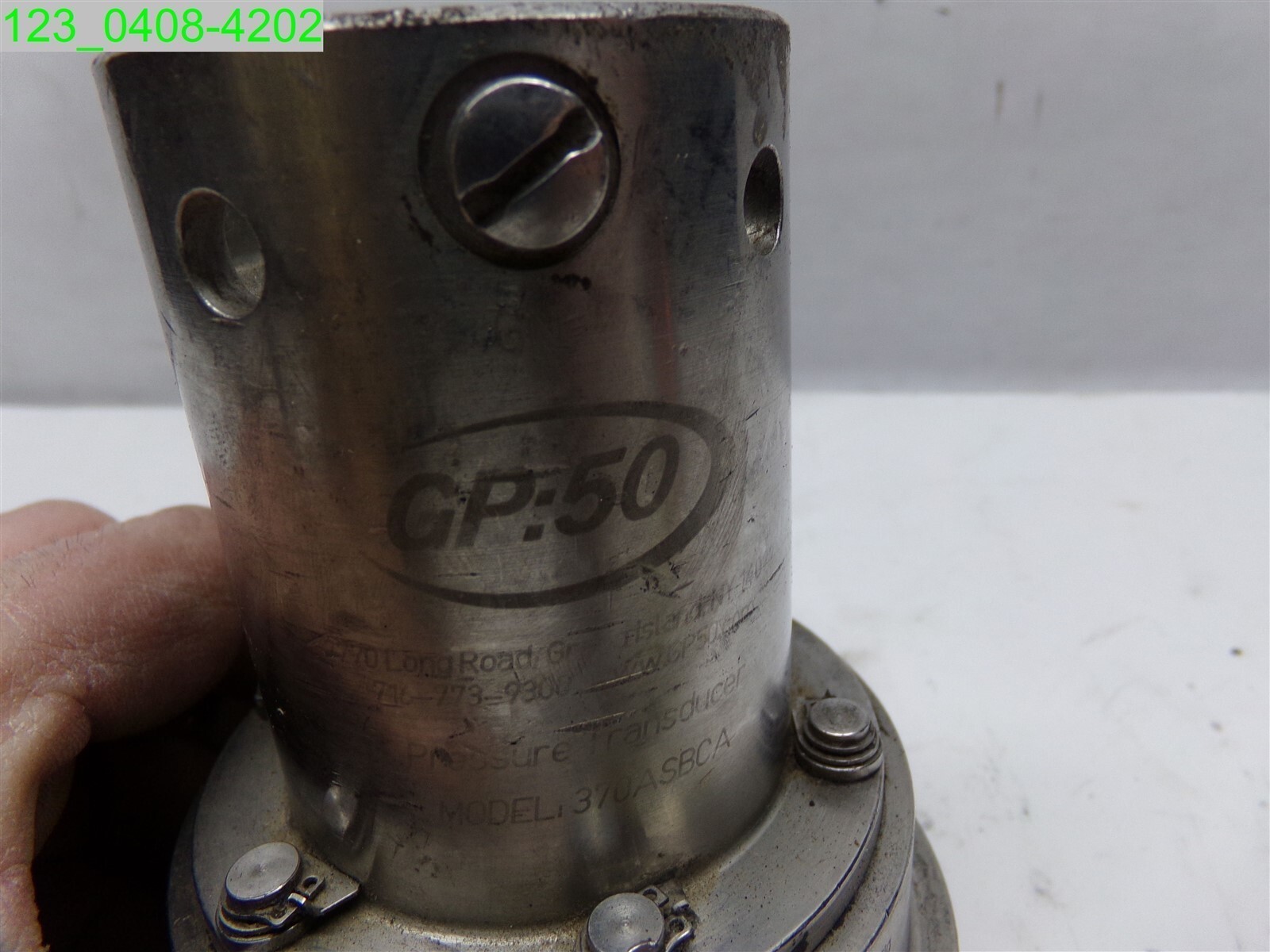 GP:50 Weco Hammer Union Pressure Transducer Transmitter Model # 370ASBCA