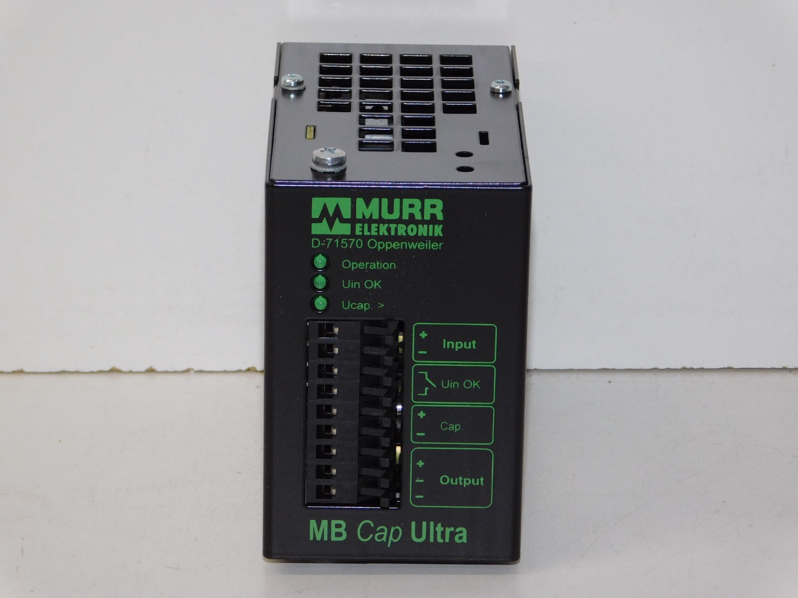 New Murr Elektronik 85460 Maintenance Free Buffer Module MB Cap Ultra 3/24 1A/21