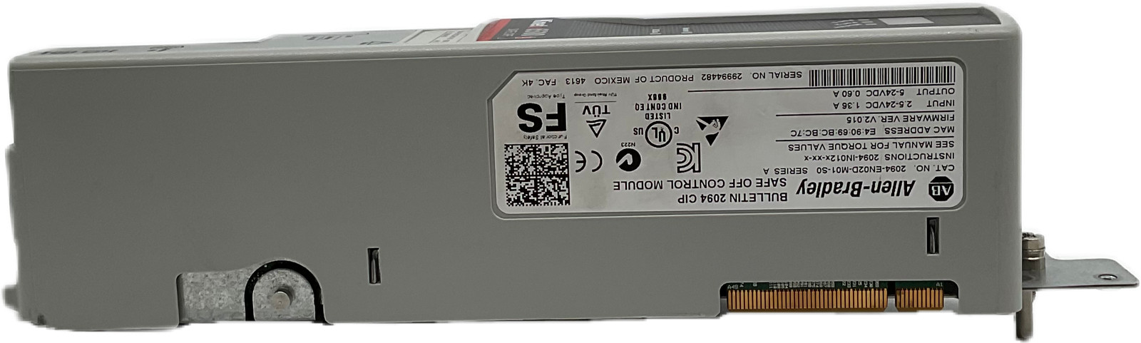 Allen Bradley Kinetix 2094-EN02D-M01-S0 Safe Off Control Module