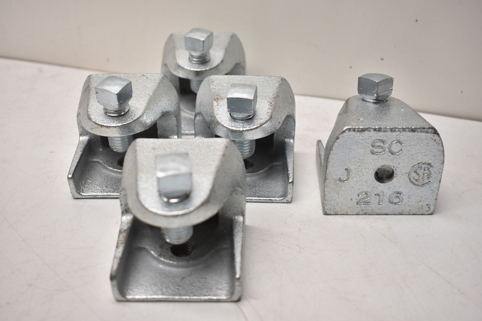 Thomas & Betts Steel City 503 SC Galvanized Malleable Iron Beam Clamp (LOT OF 5)