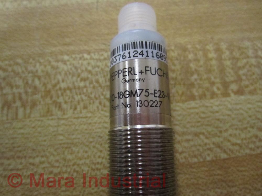 Pepperl + Fuchs 130227 Ultrasonic UB500-18GM75-E23-V15