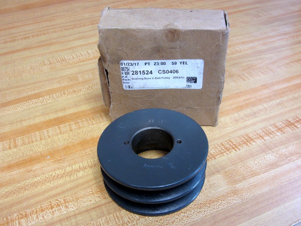IDC 2BK47H Bushing Bore V-Belt Pully