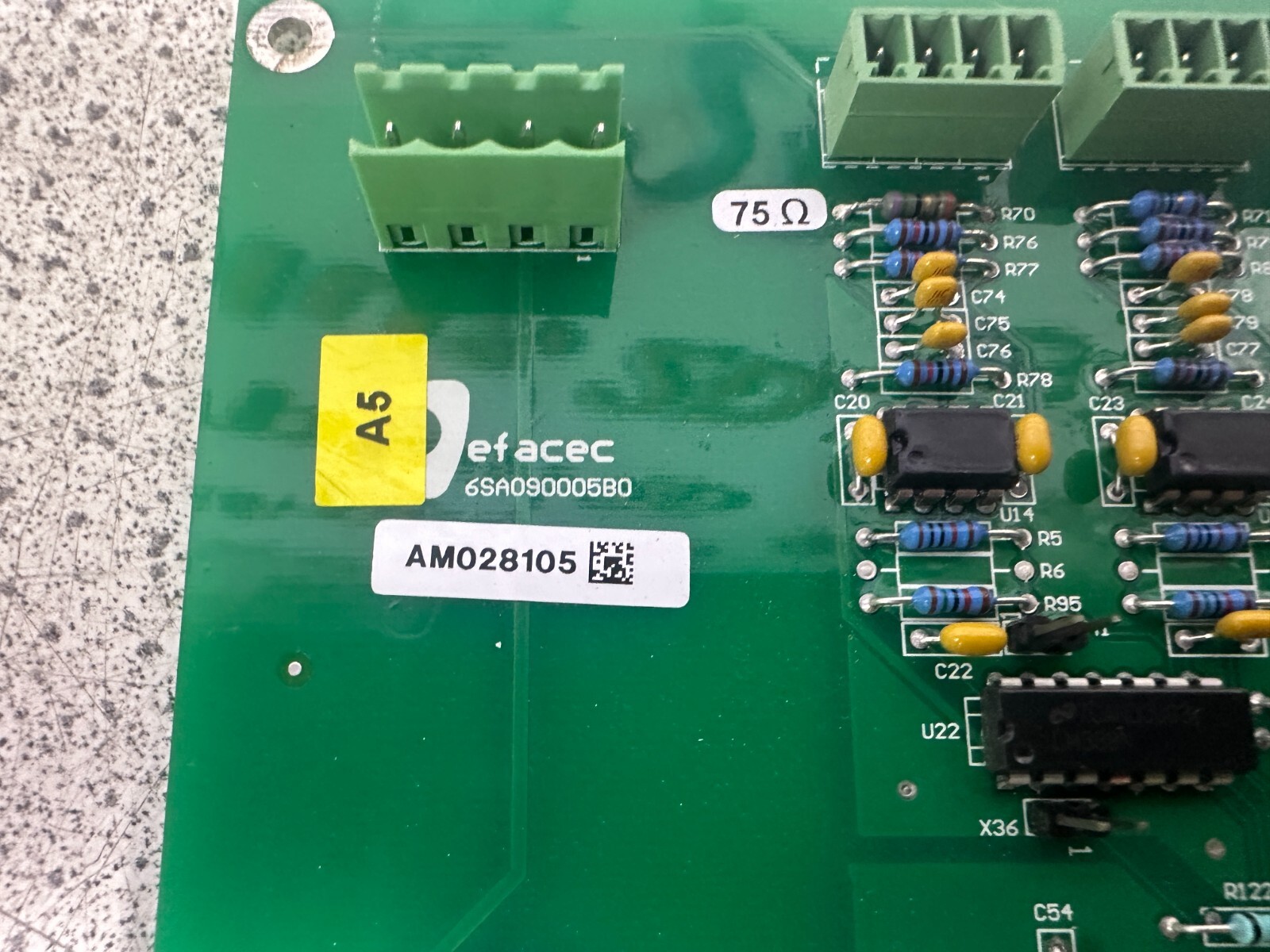 EFACEC 6SA090005B0 + 6SA130000 Board Module Version: 3.4.1