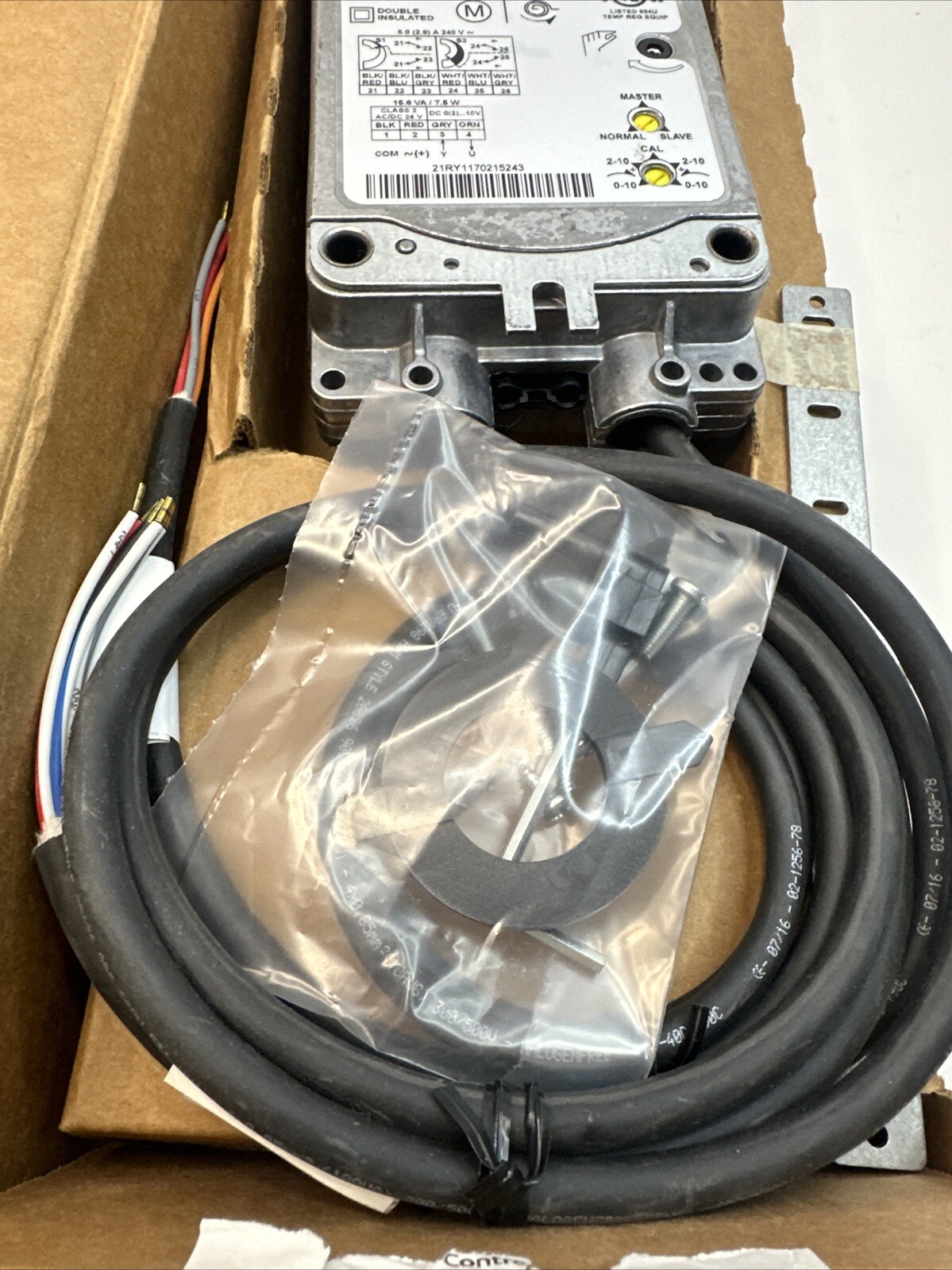 JOHNSON CONTROLS M9220-GGC-3 Actuator 24VAC/VDC 20Nm 177 in/lb Spring Return