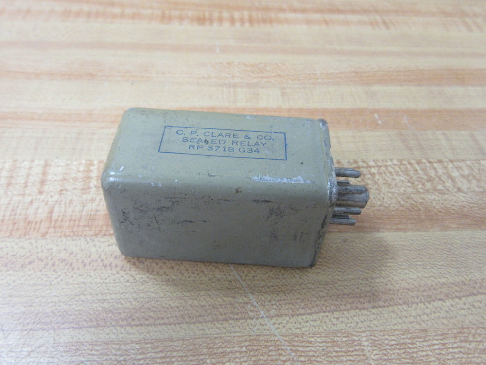 C.P. Clare & RP 3718 G34 Sealed Relay RP3718G34
