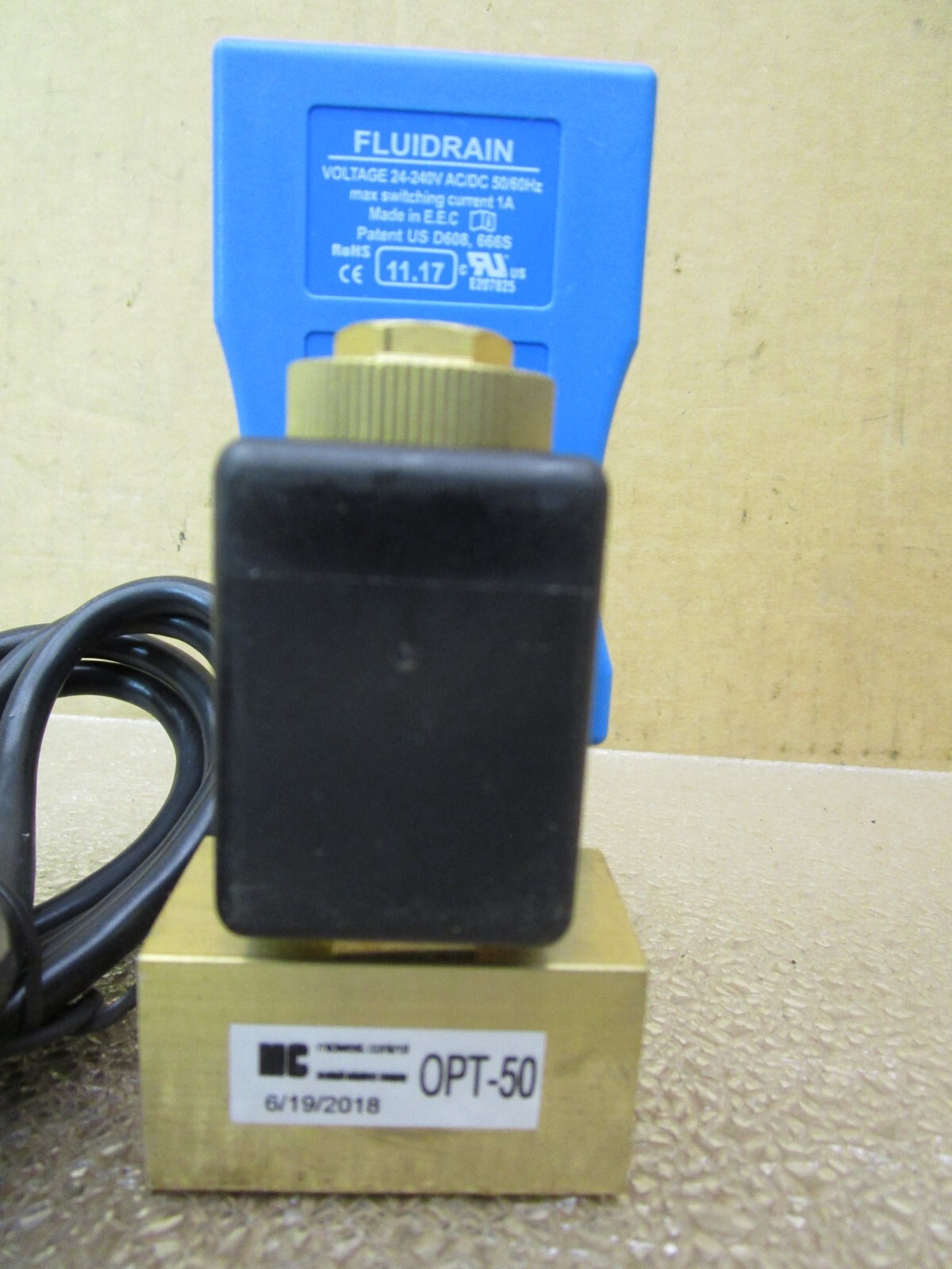 New Open Box Midwest Control OPT-50 1/2″ NPT/115VAC/230PSI 51772HM