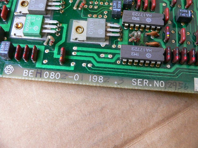 Fanuc Hitachi A87l-0001-0016/09H. Beh080z-01 1982.3 Circuit Board