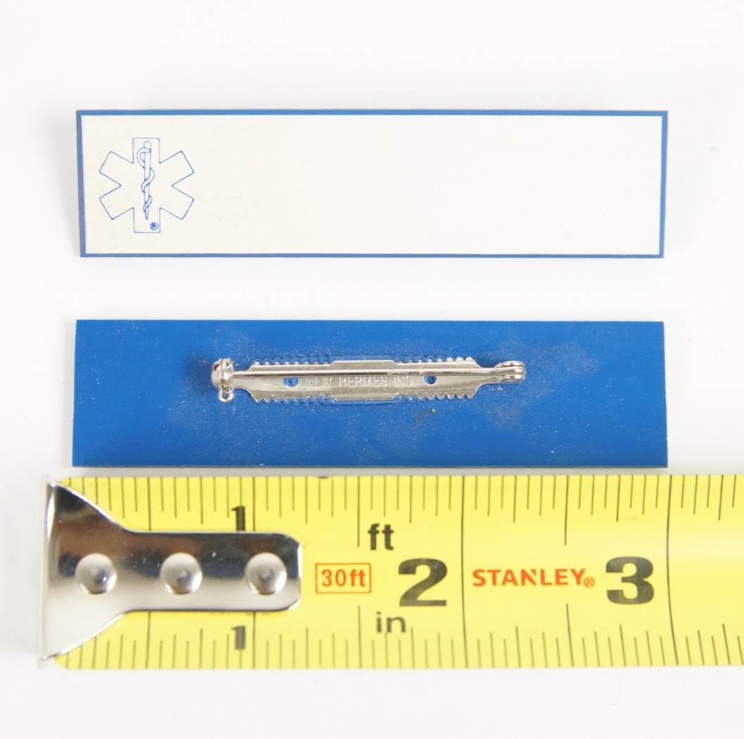 Pack of 39 Individual Replacement 3in Medical Name Tags