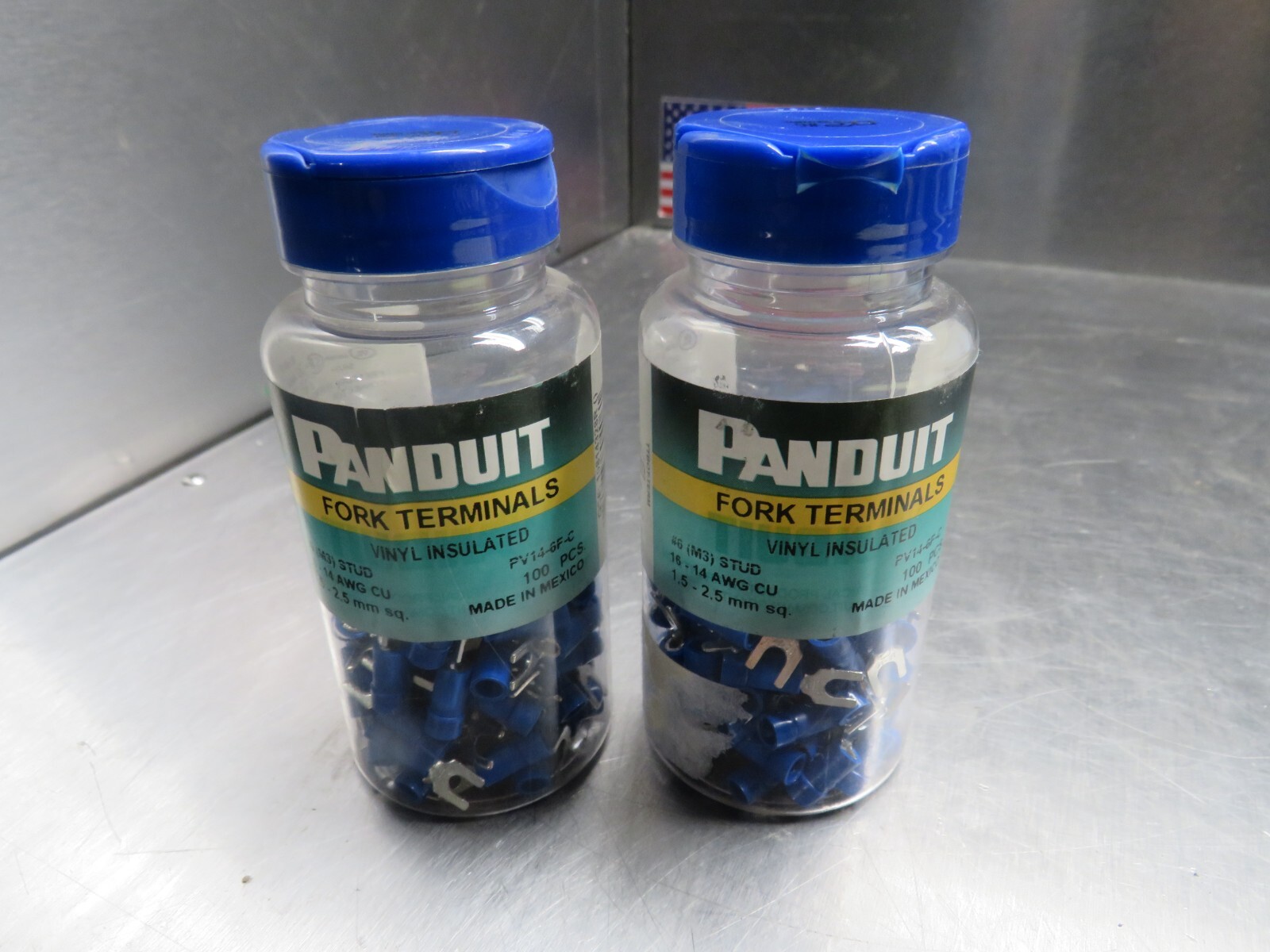 Panduit PV14-6F-C Fork Terminal Lot of 200!