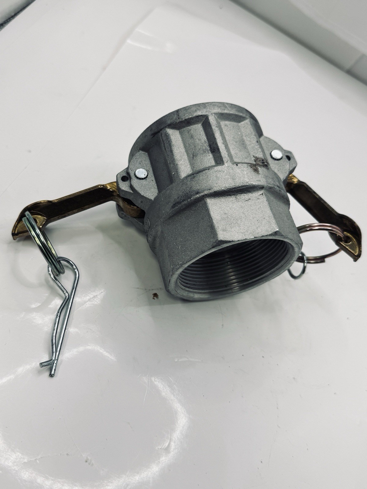 2″ Type D Aluminum Camlock Female Camlock x Female NPT D200-AL D200IAL 200D