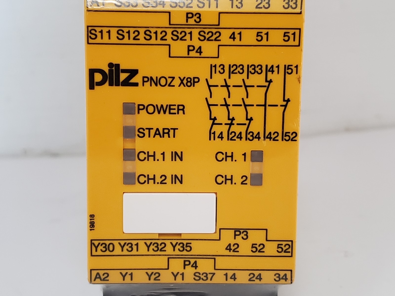 PILZ PNOZ X8P SAFETY RELAY 24 VDC 3N/O 2N/C 2S0 (777760) NIB