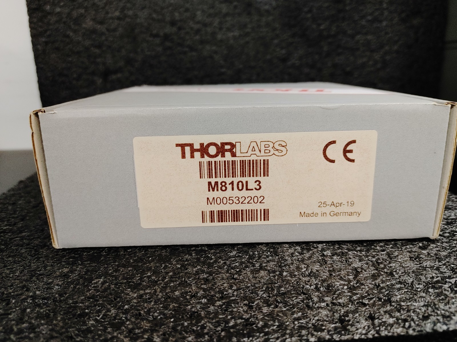 THORLABS M810L3 810 nm 325 mW 500 mA Mounted LED with Lens Tube