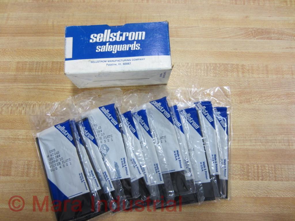 Sellstrom 4T545 Filter Plate Blacks 16610WW 2-PRP (Pack of 36)
