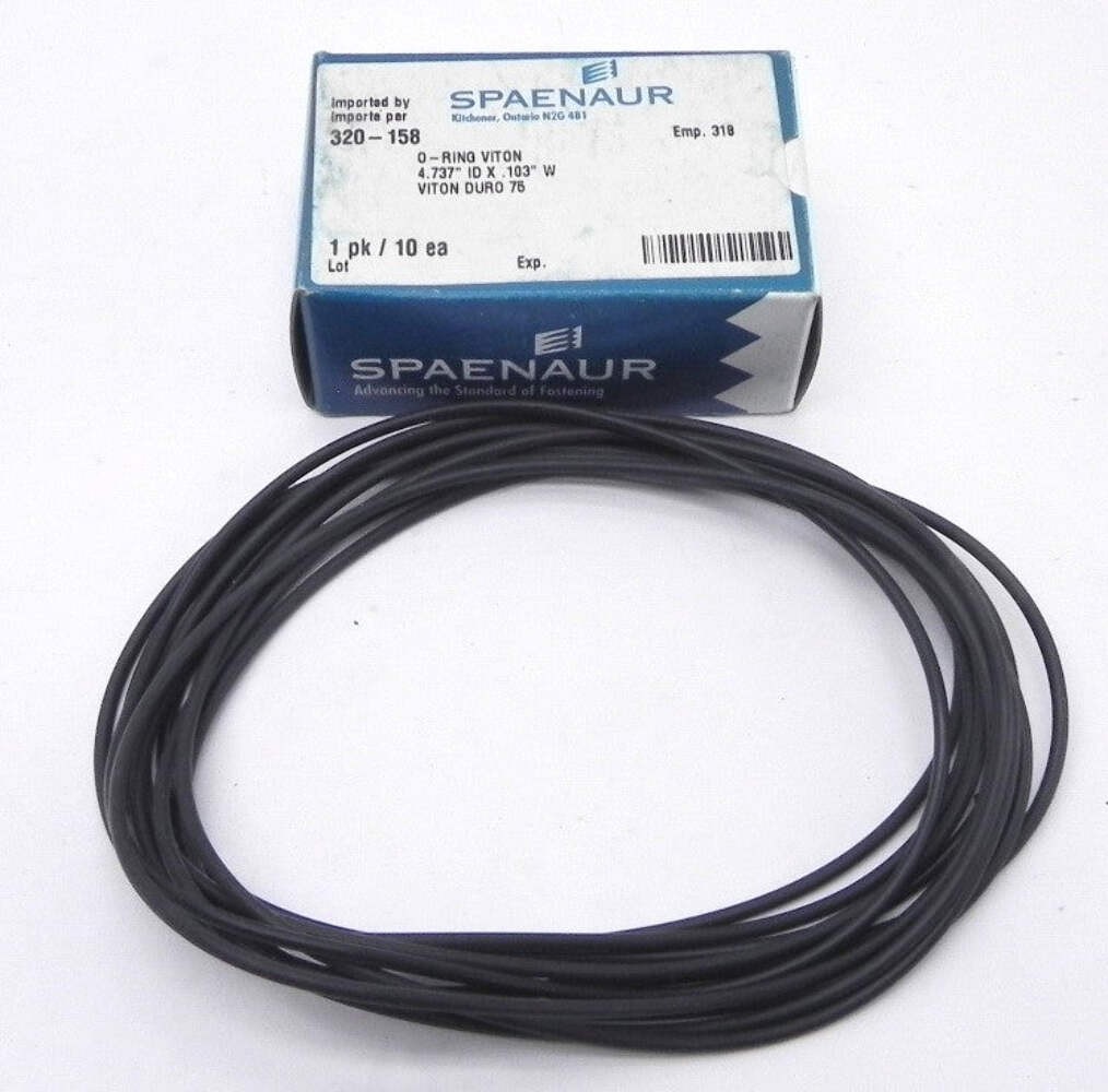 Spaenaur O Ring Viton 75 Duro Black 320-158 (10 Pcs)
