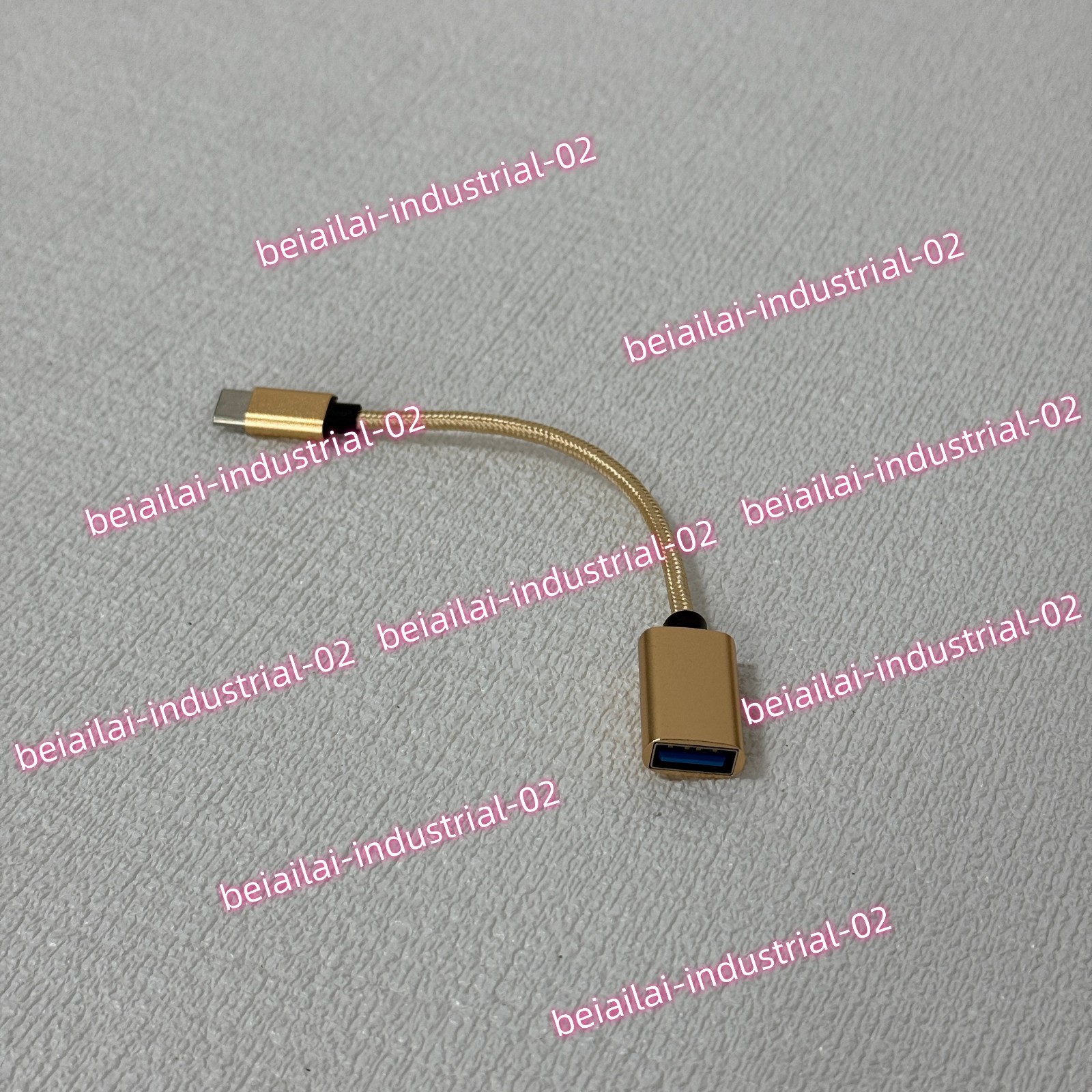 2pcs USB-C 3.1 Type C Male to USB 3.0 Type A OTG Adapter Converter Cable Cord