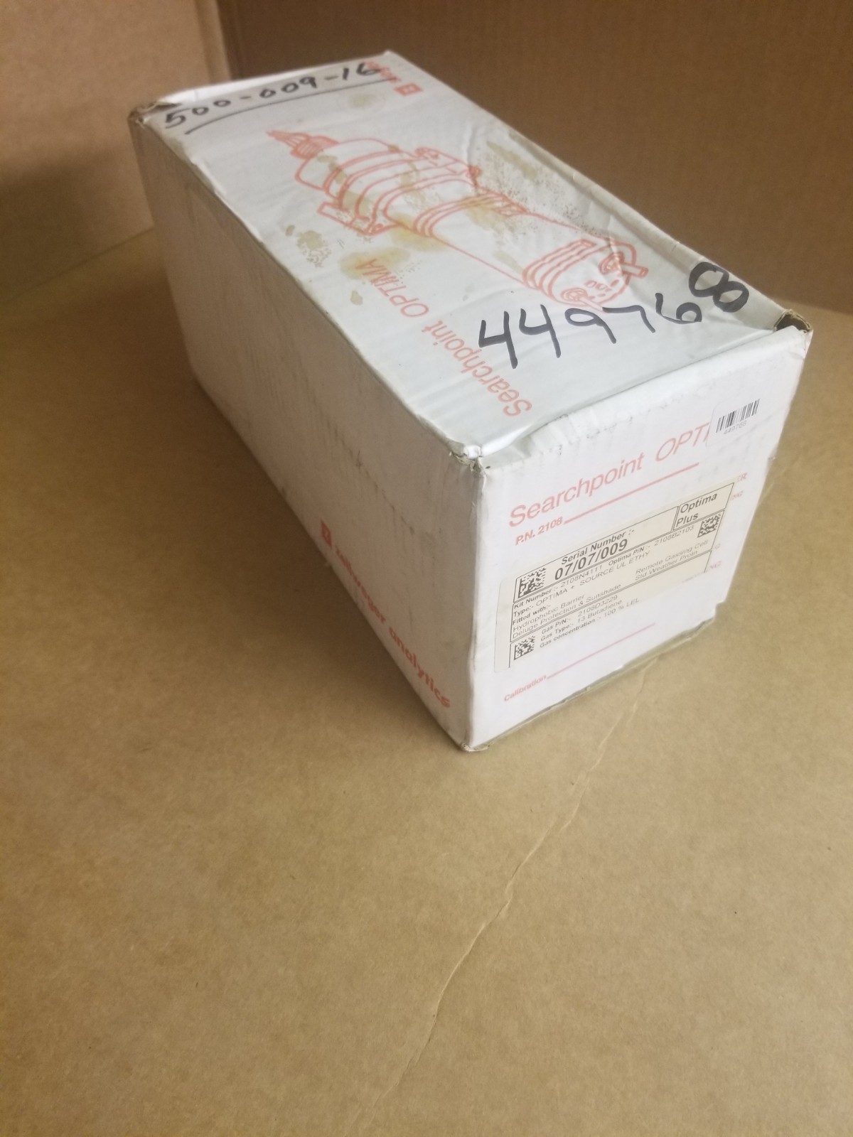 New Open Box Zellweger Analytics Searchpoint Optima Plug 2108N4111 52099WVS
