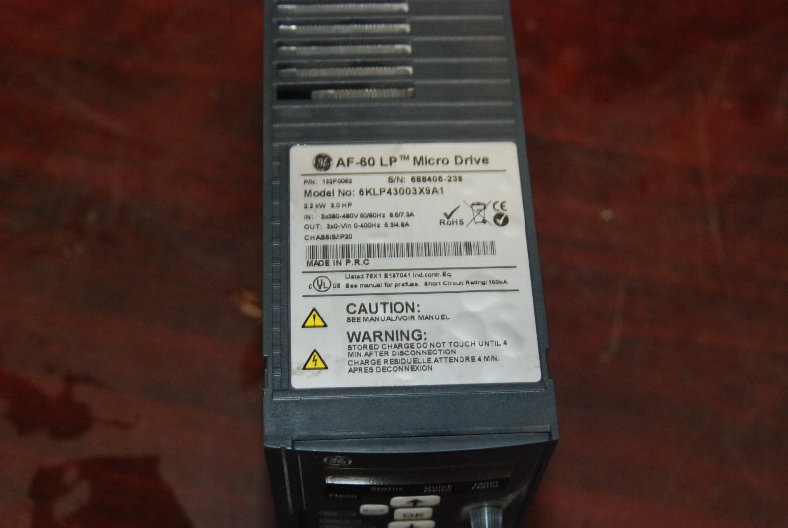 GE AF-60 LP, 6KLP43003X9A1, Drive, Used No Cover