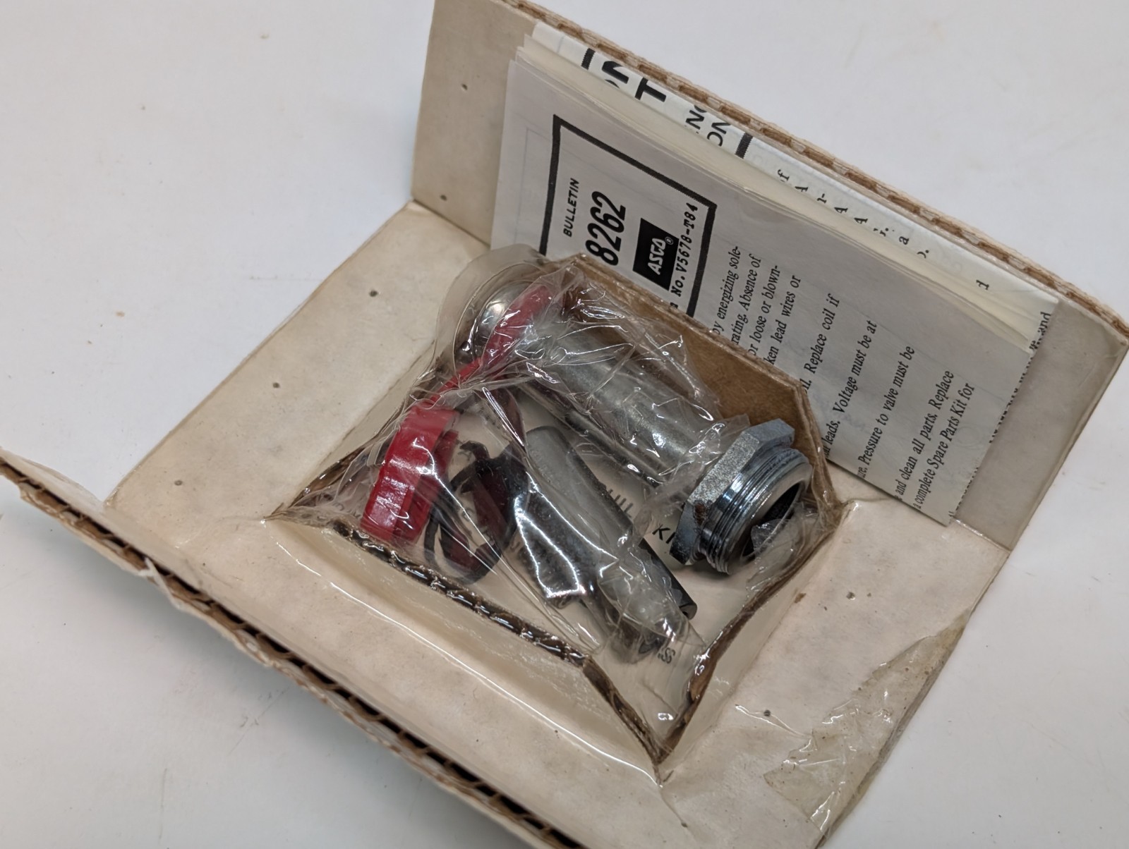 6 Assorted Asco Red Hat Valve Rebuild Kits: 8262/63;072282;302925;082983;302001