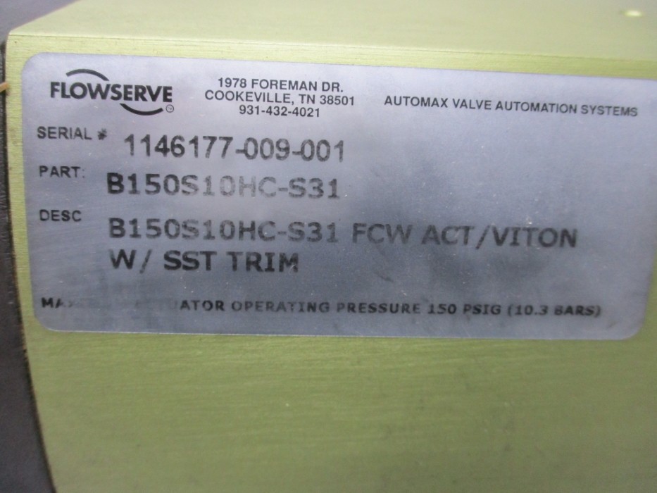 FLOWSERVE B150S10HC-S31 NSNP