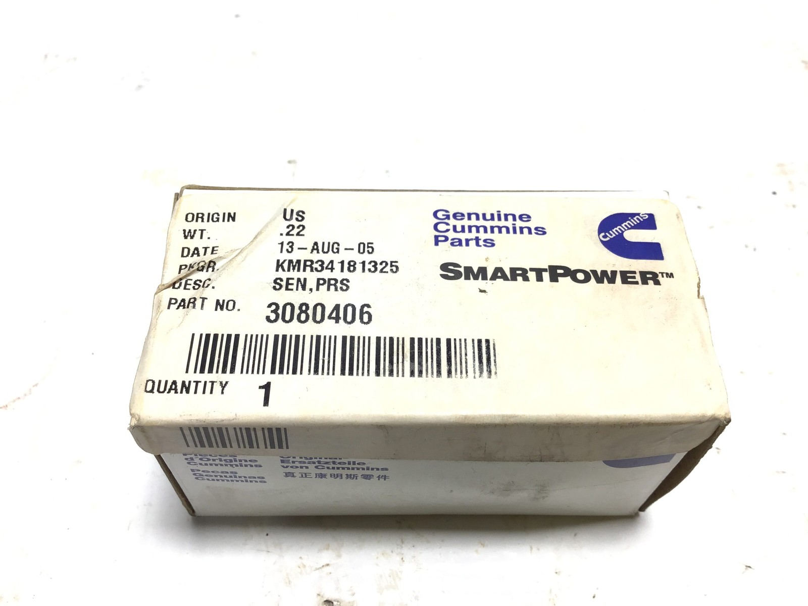 Genuine Cummins 3080406 Pressure Sensor SEN,PRS