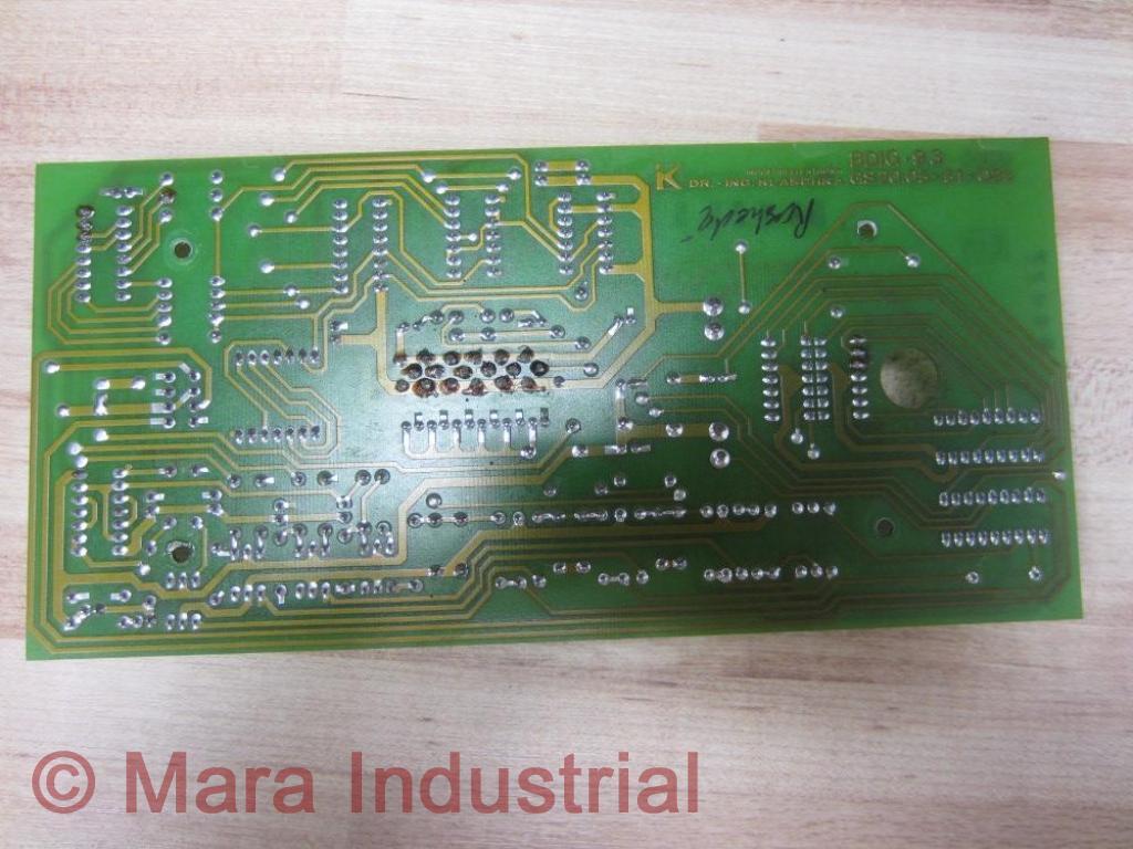 Klaschka GS20.05-51-02 Circuit Board BDIG-9.3