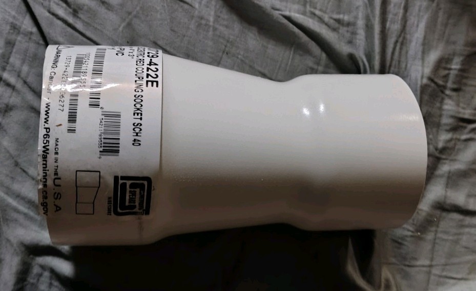 Spears 3729-422E 4X3 PVC Reducing Coupling Eccentric Socket SCH40