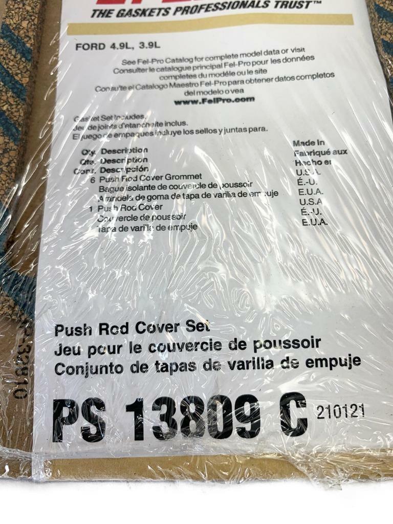 Fel-Pro PS 13809 C Push Rod Cover Gasket Set NEW FREE FAST SHIP