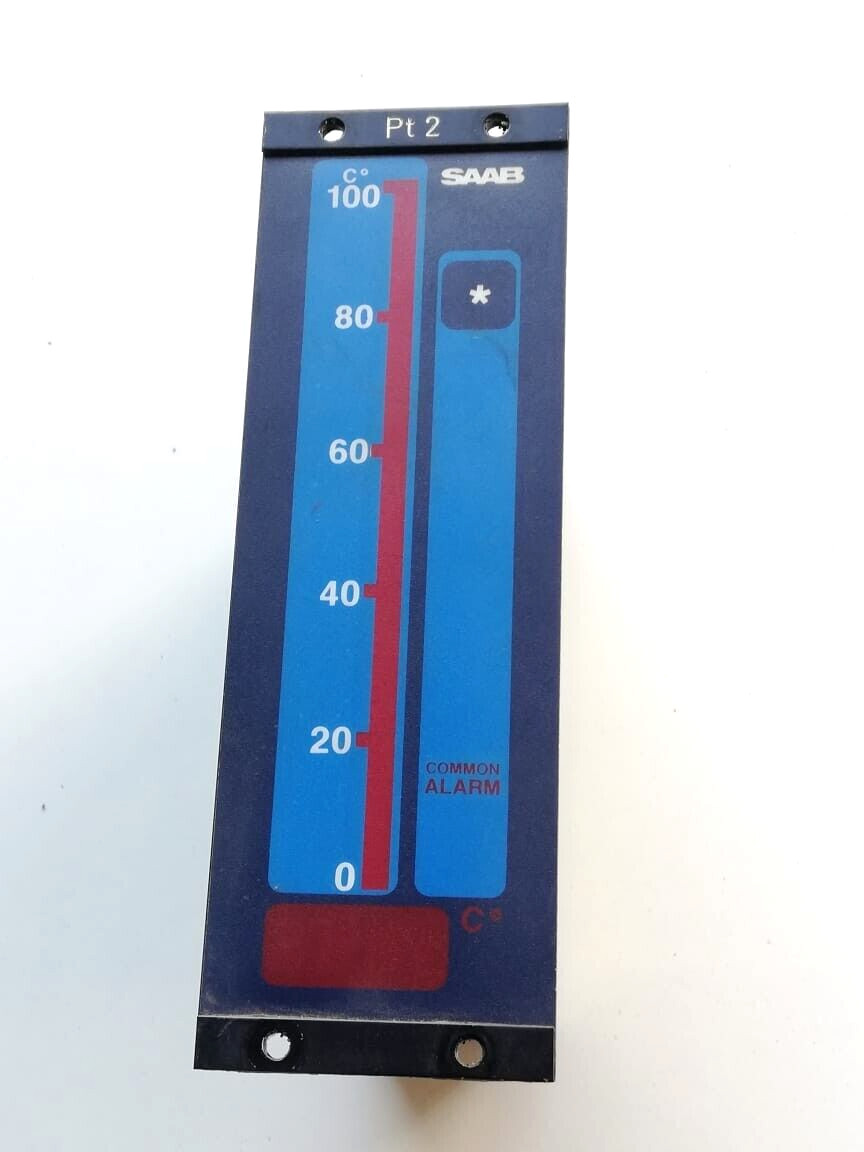 Saab Pt 2 9150023-613B Rosemount Cdu Channel Display Unit Common Alarm