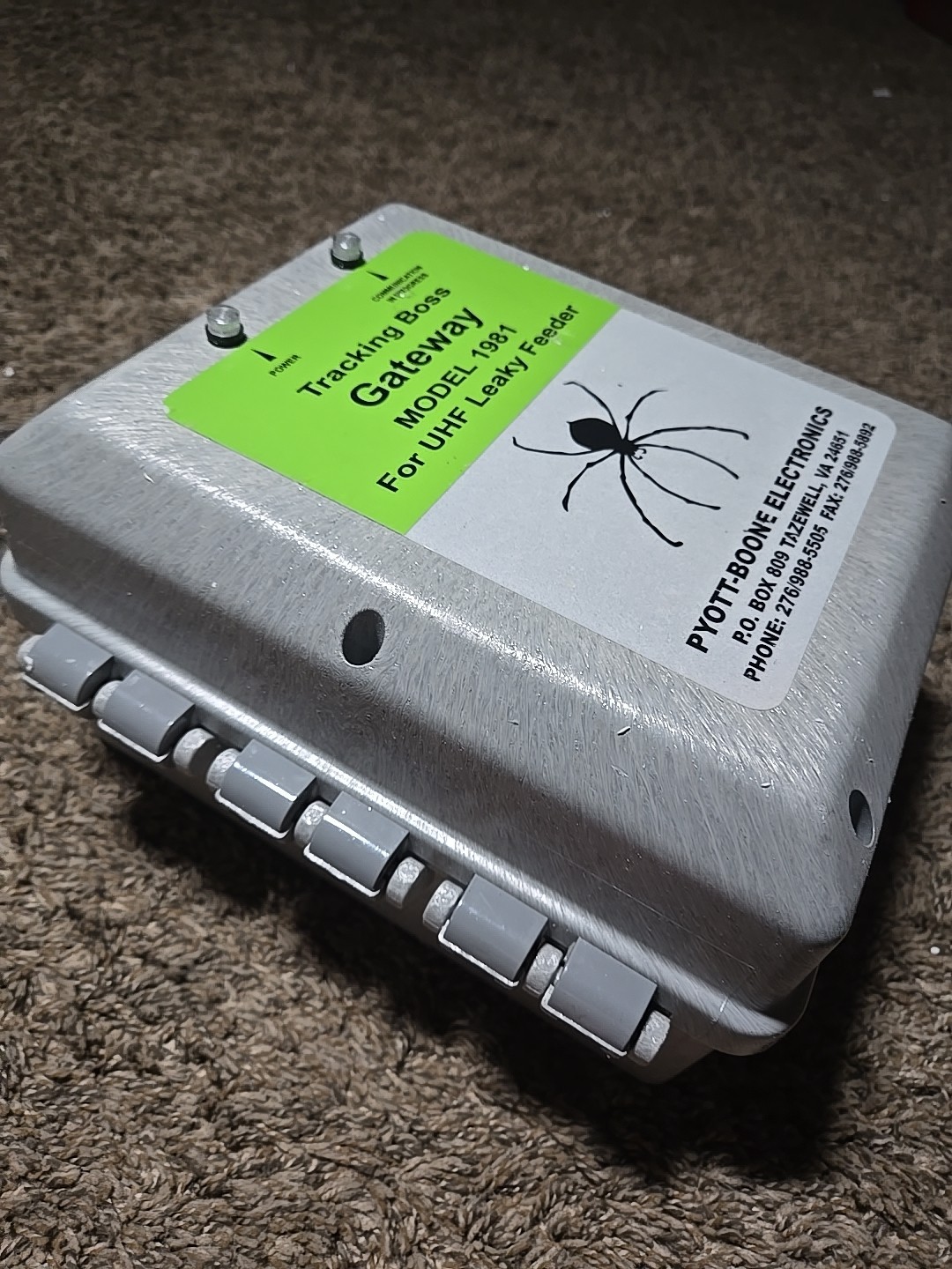 Pyott Boone PBE Tracking Boss Gateway Model 1981 G For UHF Leaky Feeder