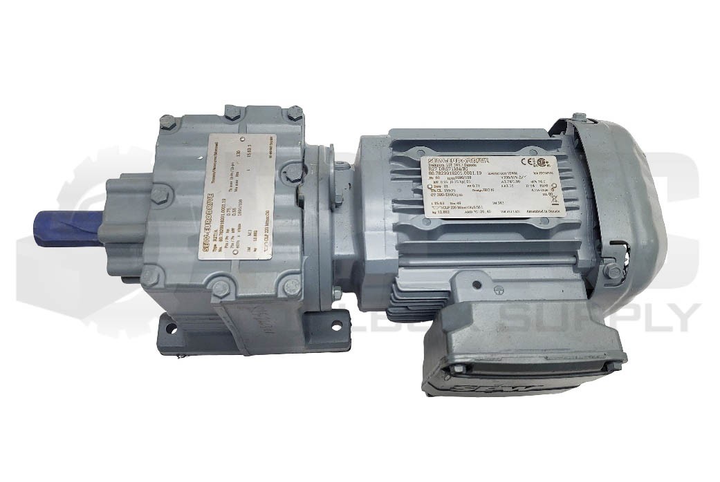 NEW SEW EURODRIVE R27 DRS71M4/RI GEAR MOTOR 3/4HP 1690RPM RATIO: 15.63:1