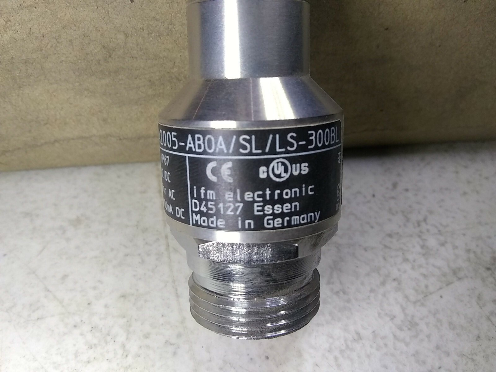 IFM Efector IGA2005-ABOA/SL/LS-300BL Sensor IG0310