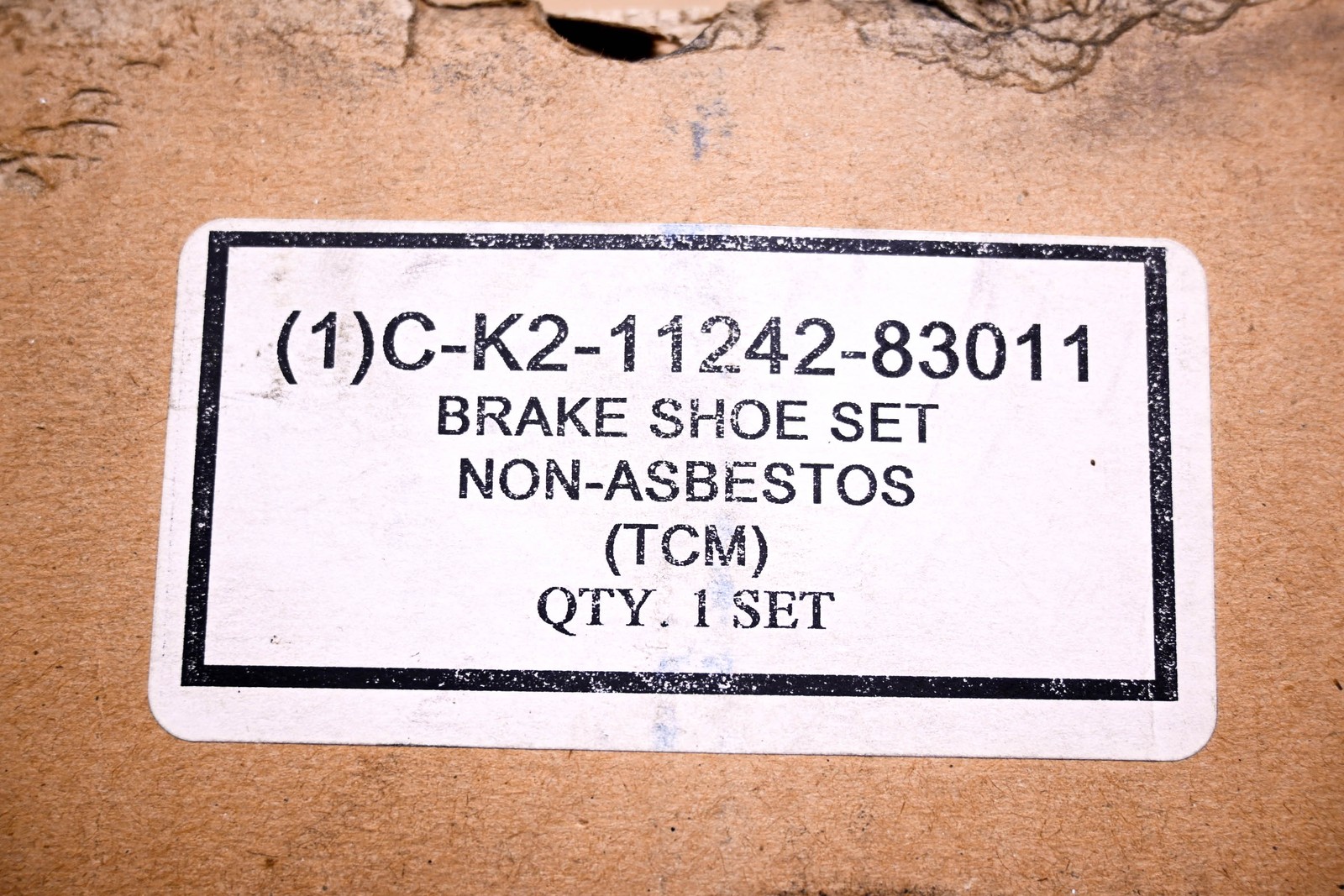 TCM C-K2-11242-83011 Brake Shoe Kit NOS