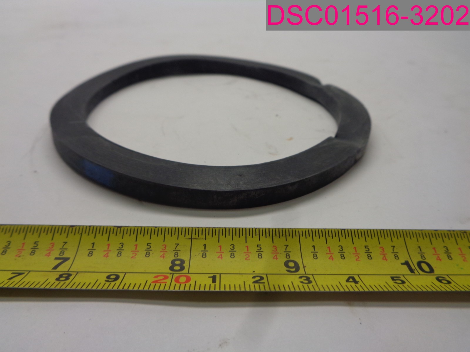QTY=6; 4″ Rubber Seal Washer Ring Gasket. 4″ID x 5″ OD x 1/4″ Thick