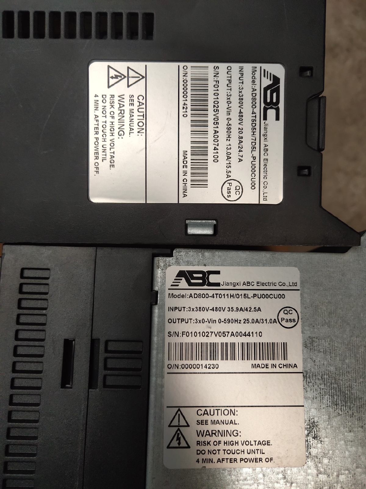 1P ABC AD800 11 kw 380v Accept counteroffer