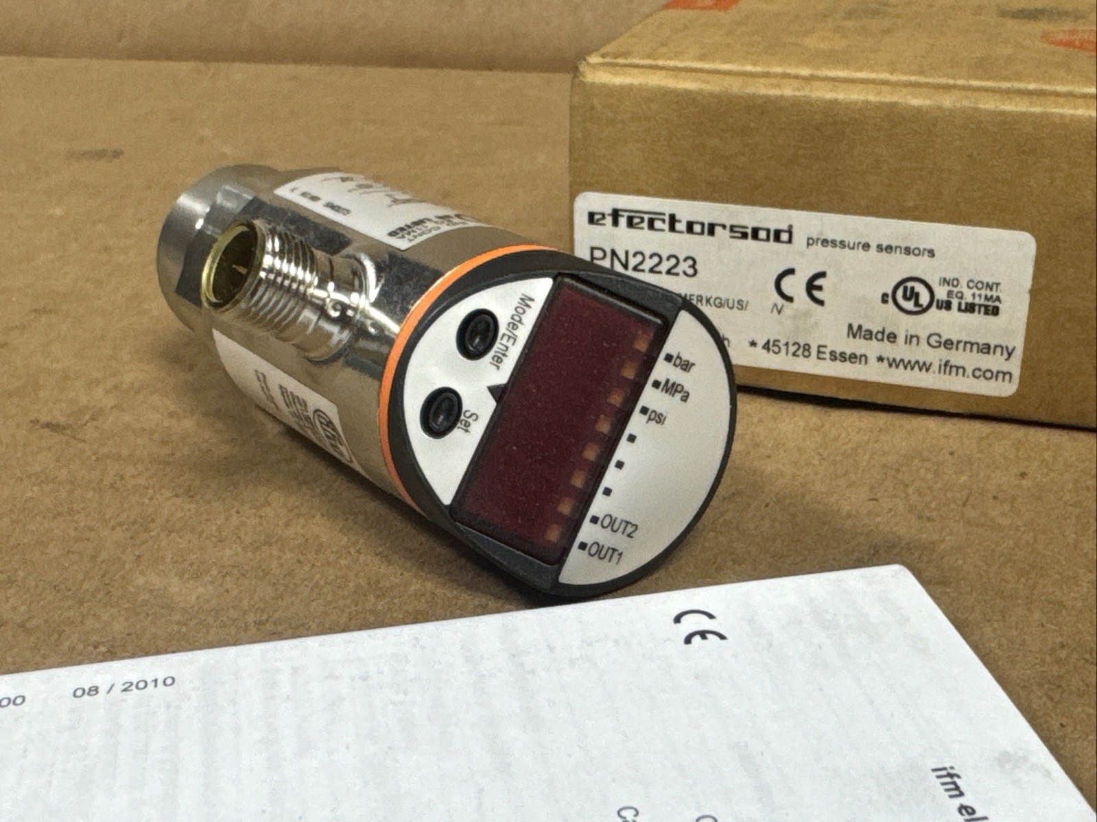 NEW IFM PN-025-RBN14-MFRKG/US V PN2223 Pressure Sensor SURPLUS FAST SHIPPING