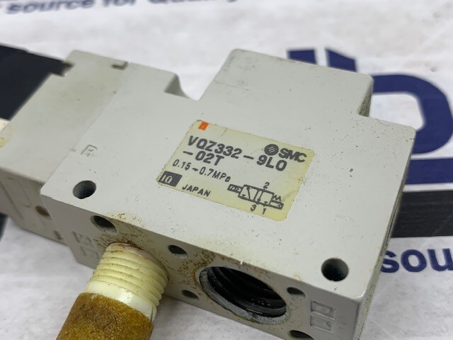 (Lot of 2)SMC Solenoid Valve – VQZ332-9LO-02T w/Warranty