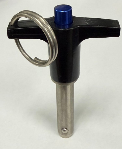 QUICK-RELEASE PIN: T-HANDLE 3/8″ PIN DIA 1-1/4″ USABLE LENGHT QT:9